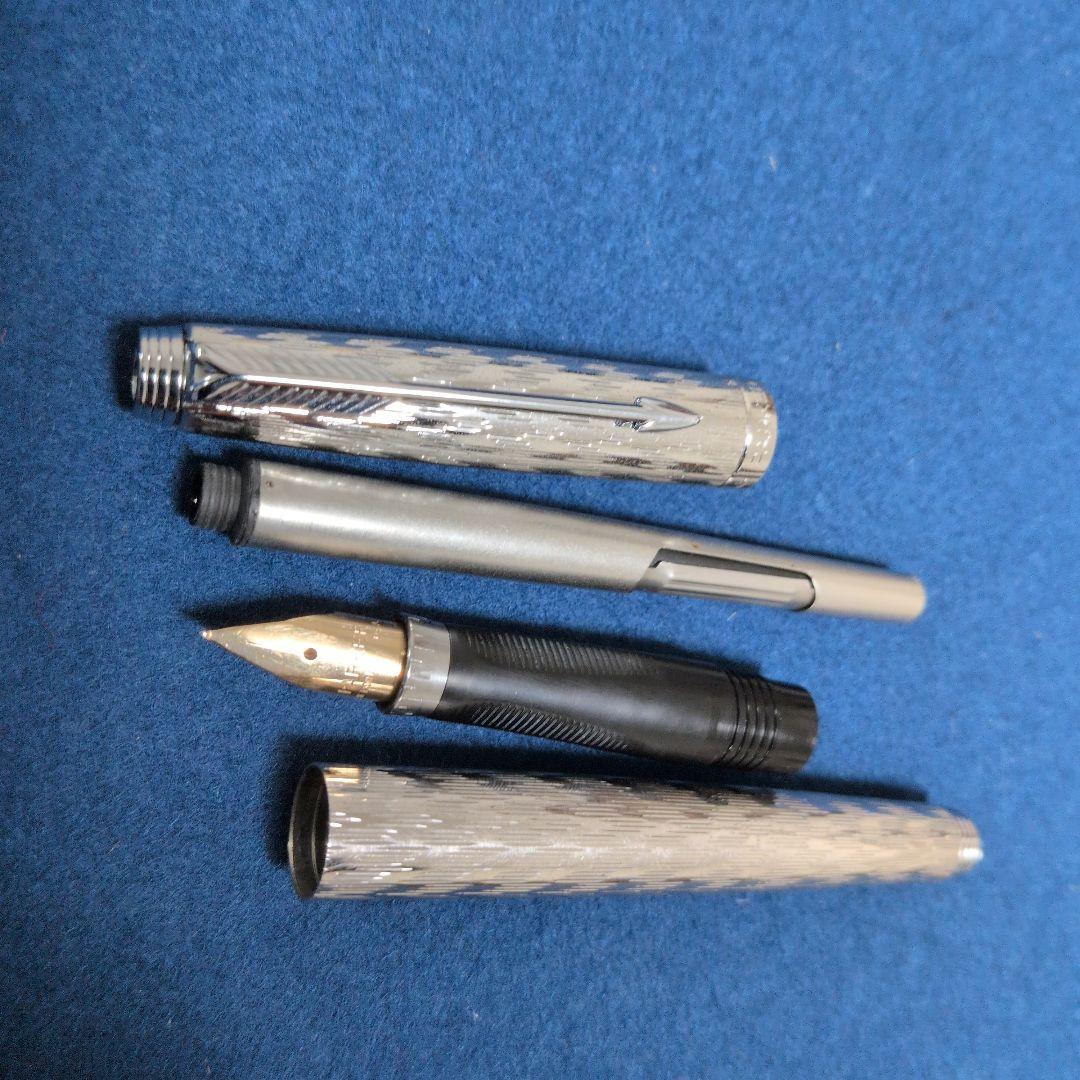 PERKER.パーカー万年筆 30U14K USA/FRANCE シルバー、