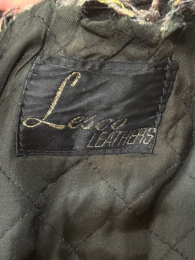 Lesco ヴィンテージ ダブルライダース レザージャケット 60s 70s