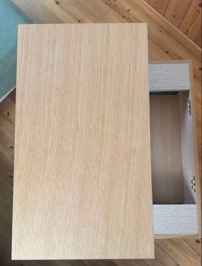 アイリスオーヤマ 昇降テーブル 2way 幅70×40 オーク