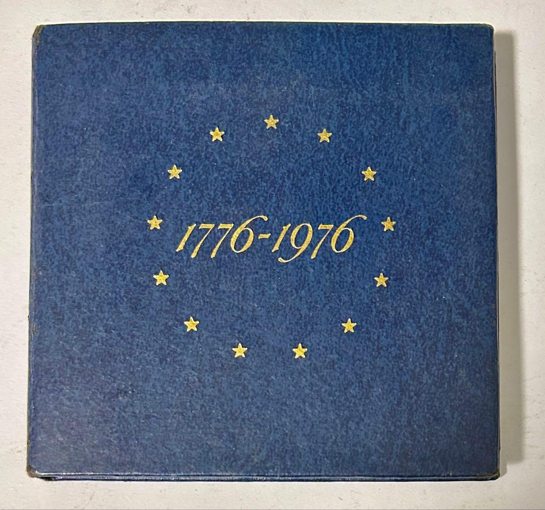 アメリカ建国200周年記念 シルバープルーフセット 銀貨3枚0.400 説明書付