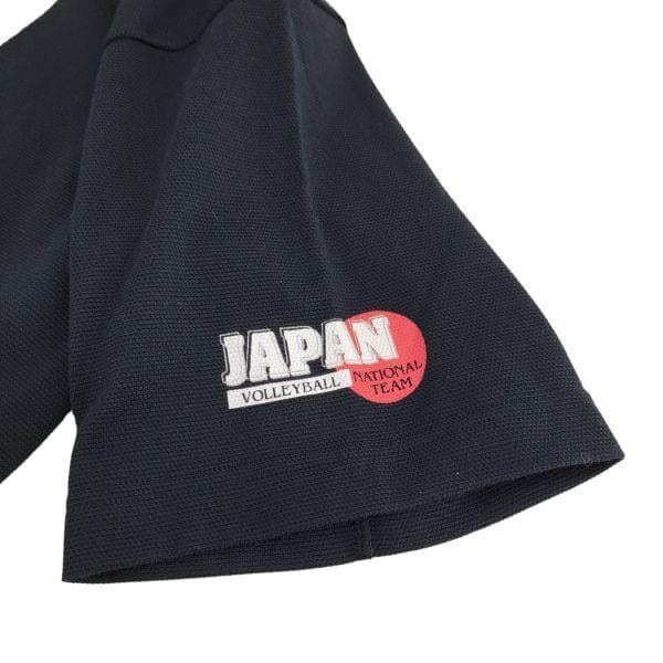 【レア】バレーボール 全日本 日本代表 ミズノ 半袖ポロシャツ 黒 Mサイズ