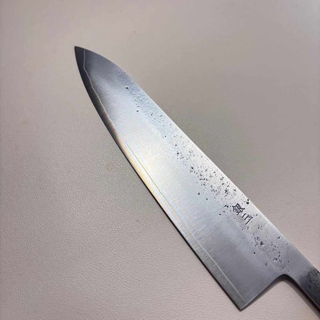 【柄無し】 210mm 銀三 和牛刀 シェフナイフ、~