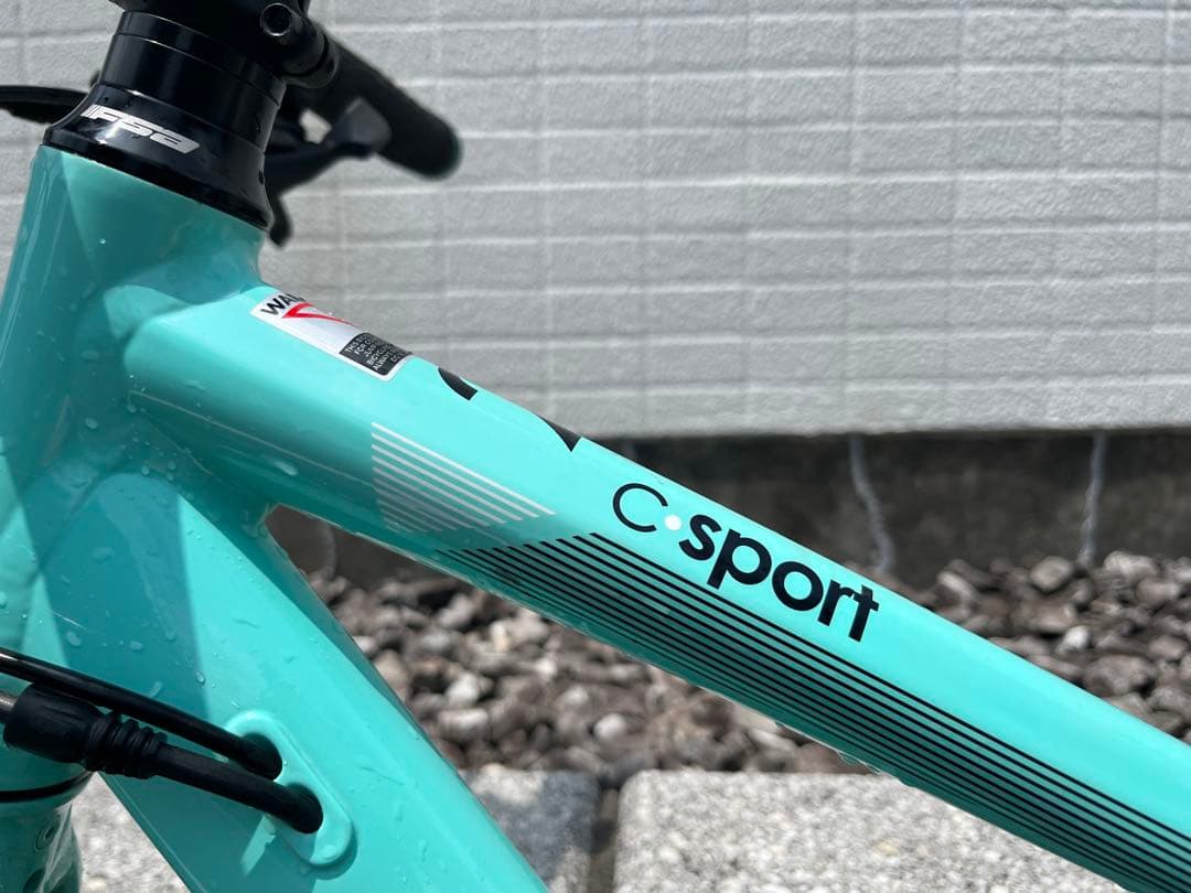 【szero】Bianchi C-Sport 2 クロスバイク チェレステ