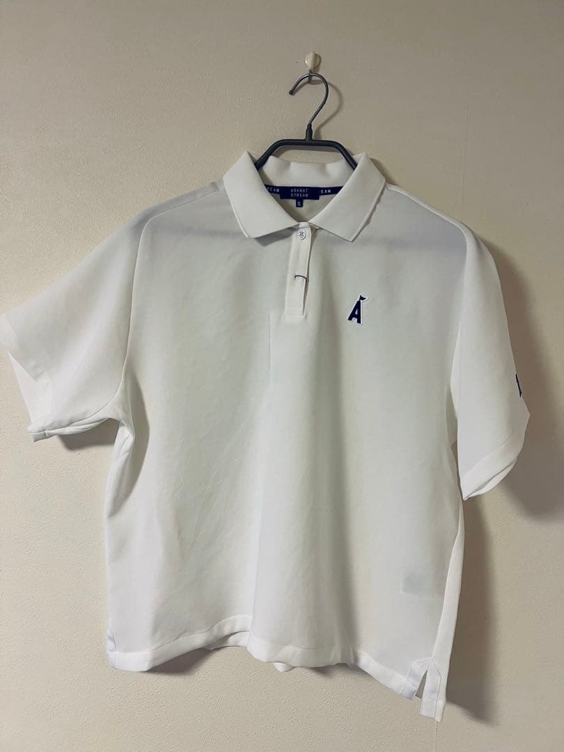 【新品】ゴルフウェアADABAT (Ladies)半袖ポロシャツ 42 撥水加工