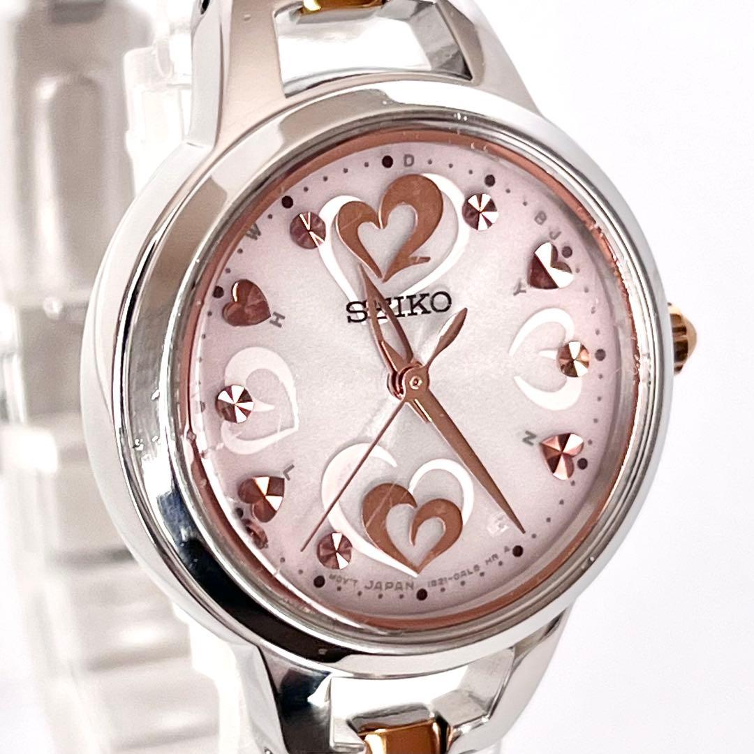 セイコー SEIKO レディース腕時計 稼働 電波ソーラー 磨き済み s1949