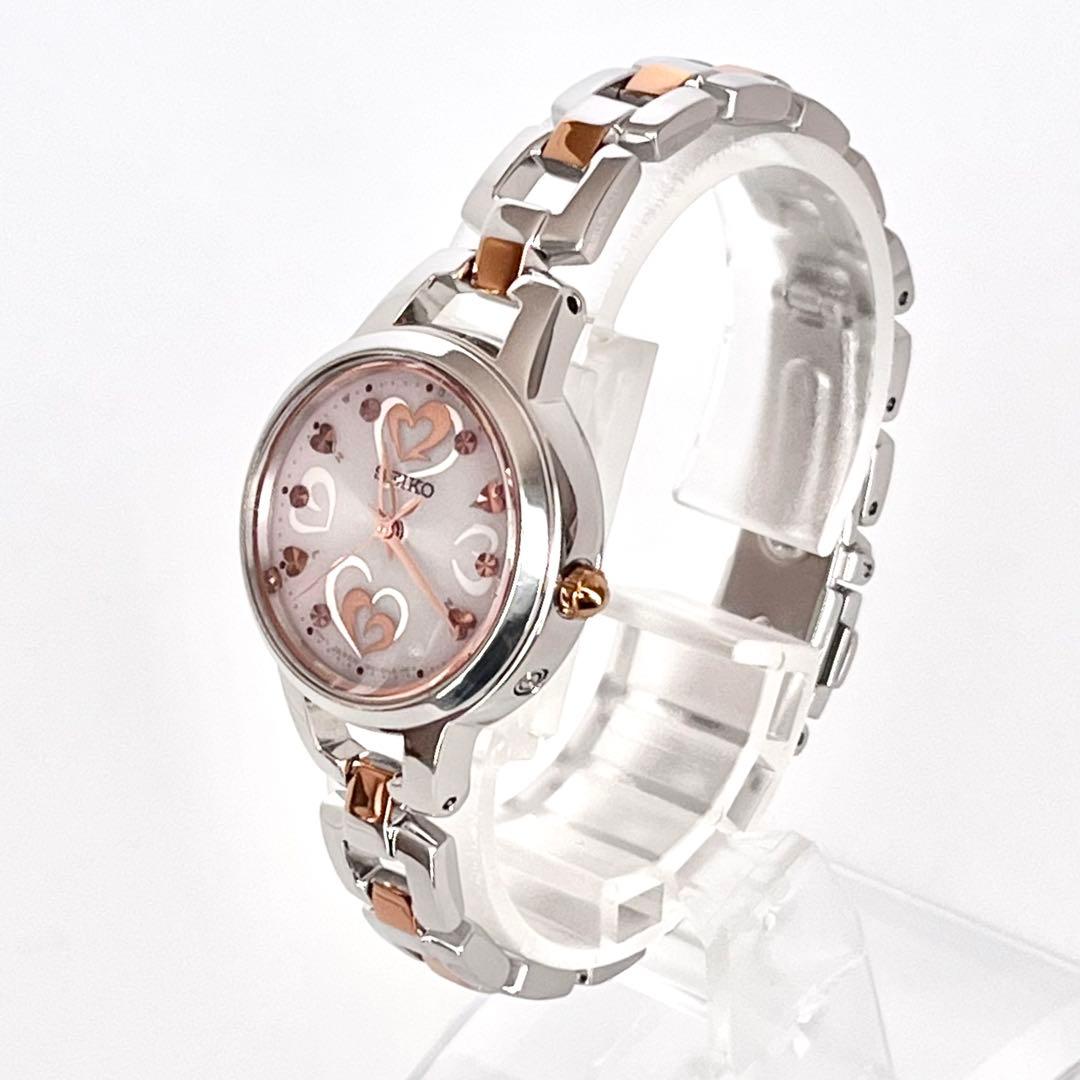 セイコー SEIKO レディース腕時計 稼働 電波ソーラー 磨き済み s1949