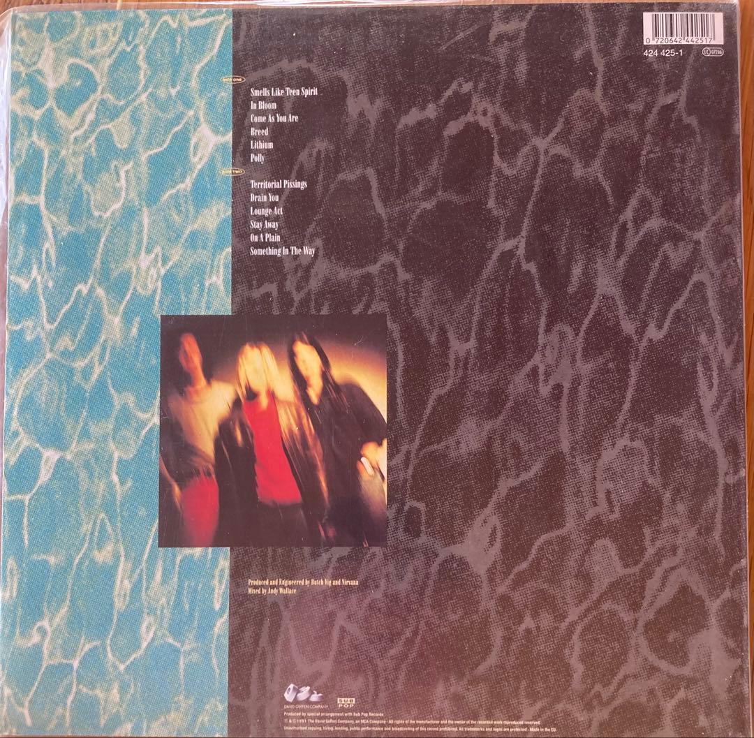 NIRVANA NEVERMIND LP EU盤 424 425-1
