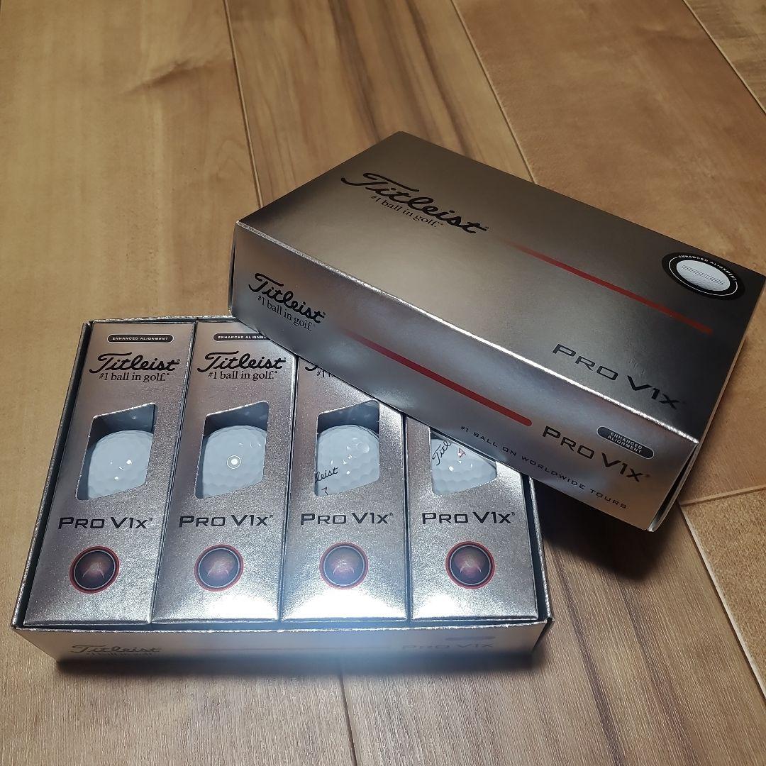 Titleist Pro V1x ゴルフボール 12個入り