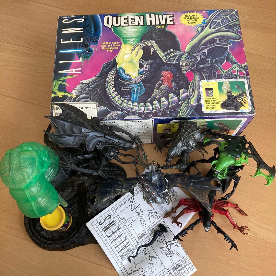 ALIENS QUEEN HIVE PLAYSET 他フィギュア4体セット