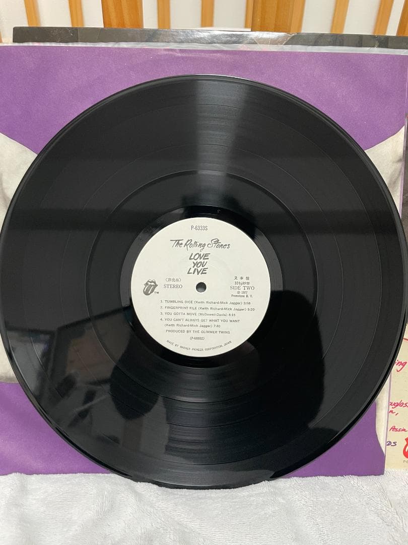 【見本盤】The Rolling Stones LOVE YOU LIVE