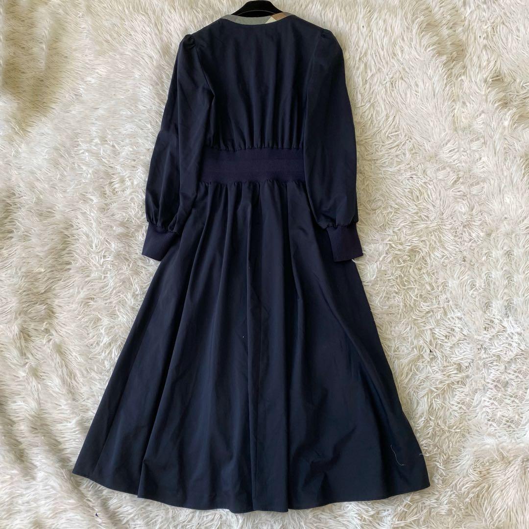 BLUE LABEL CRESTBRIDGEプレーンストレッチブロードワンピース