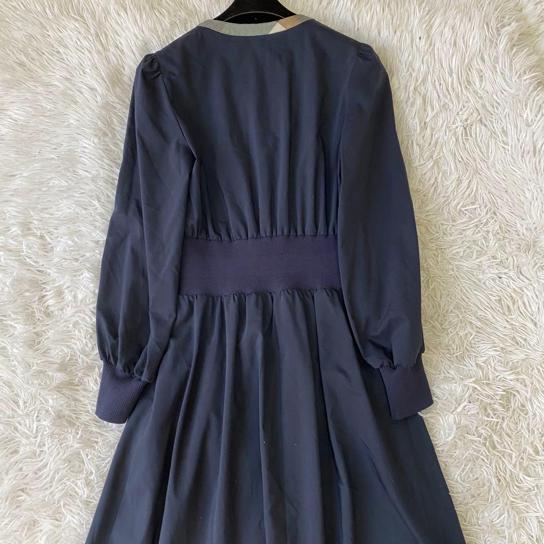 BLUE LABEL CRESTBRIDGEプレーンストレッチブロードワンピース