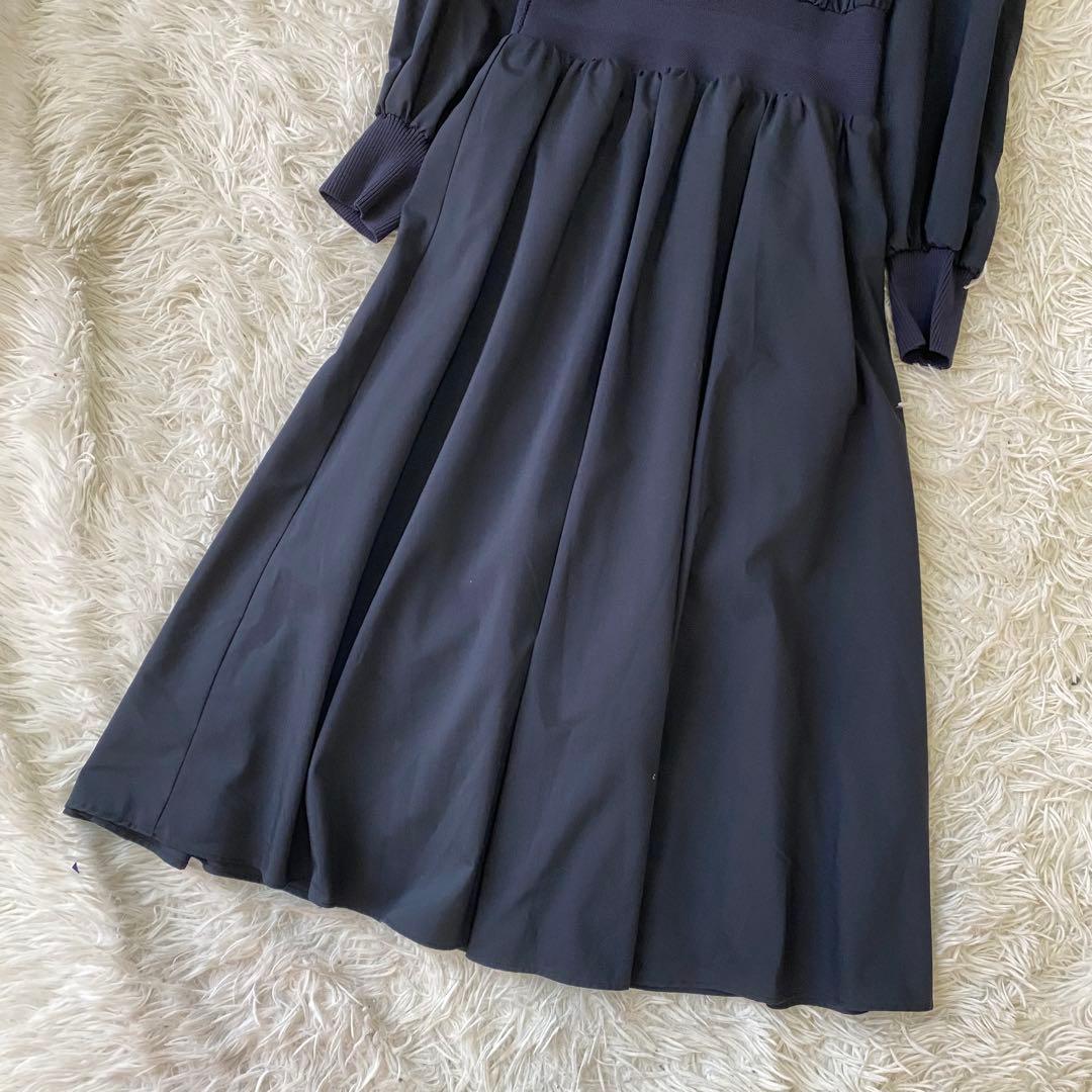 BLUE LABEL CRESTBRIDGEプレーンストレッチブロードワンピース