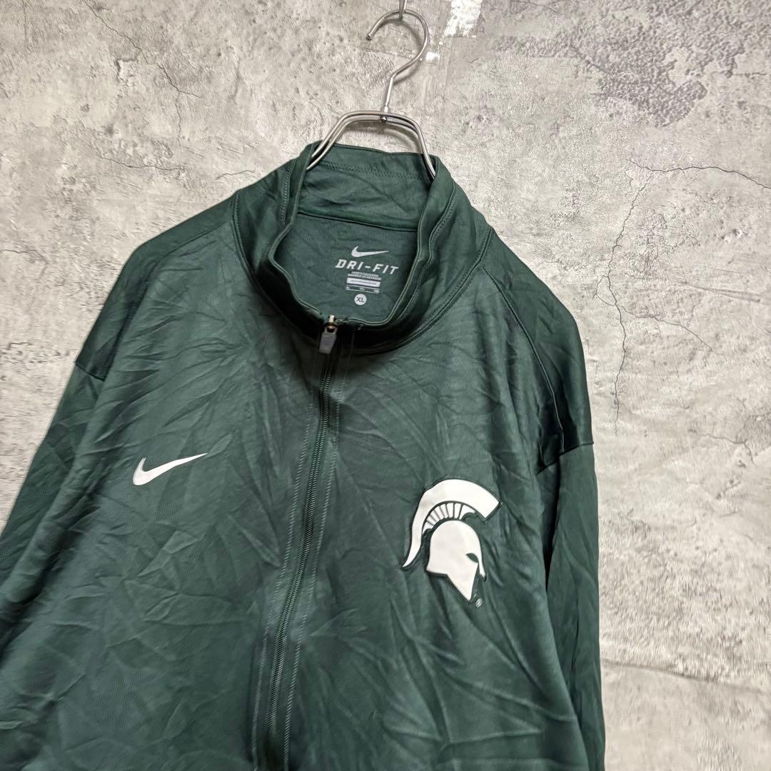 NIKE ナイキ　トラックジャケット　グリーン　古着　XL