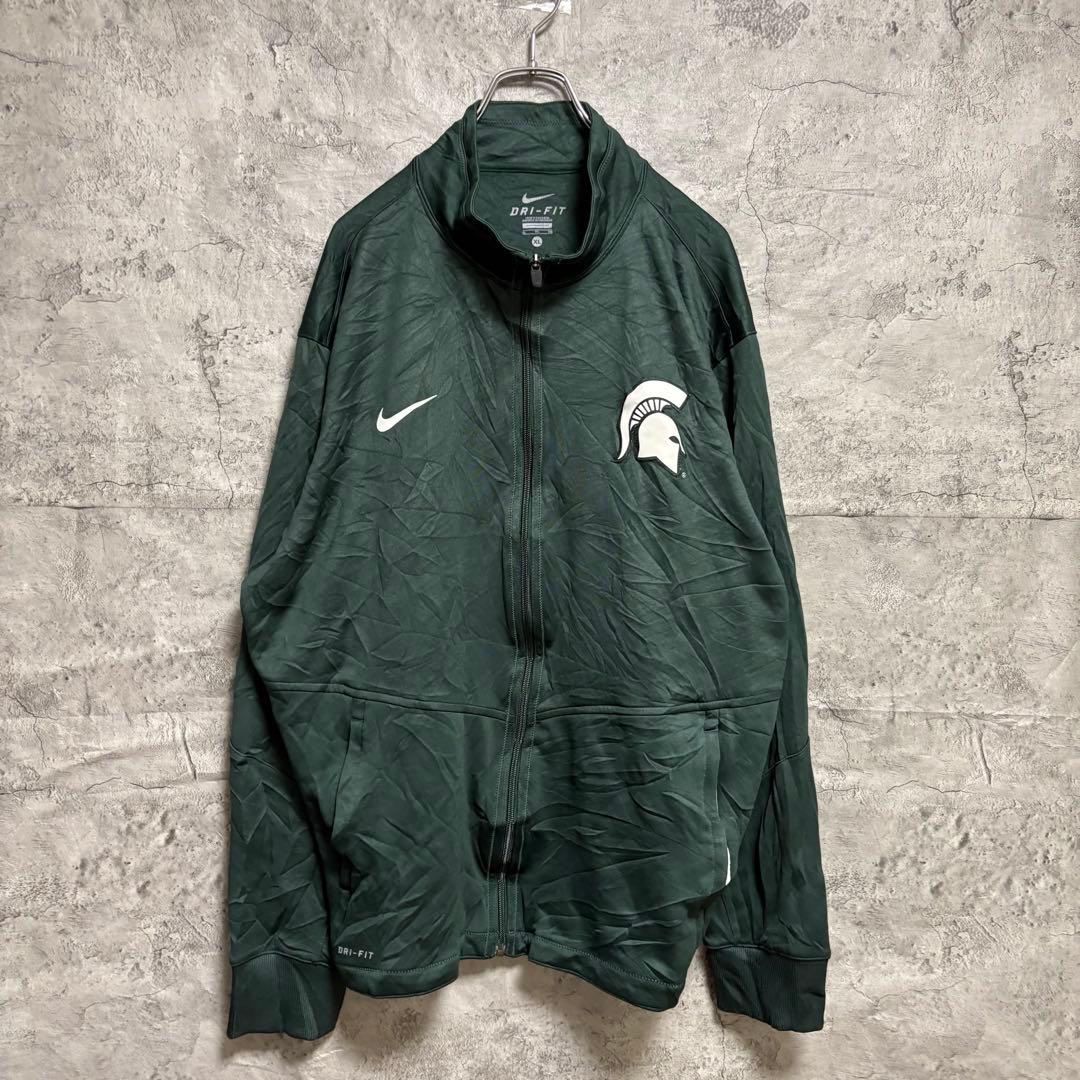 NIKE ナイキ　トラックジャケット　グリーン　古着　XL