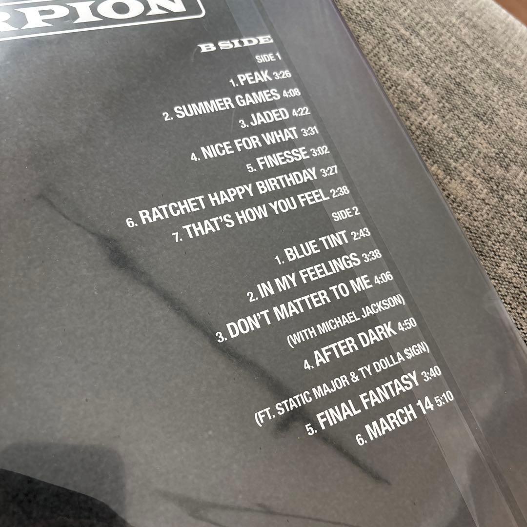 【値下げ！未開封】drake scorpion レコード