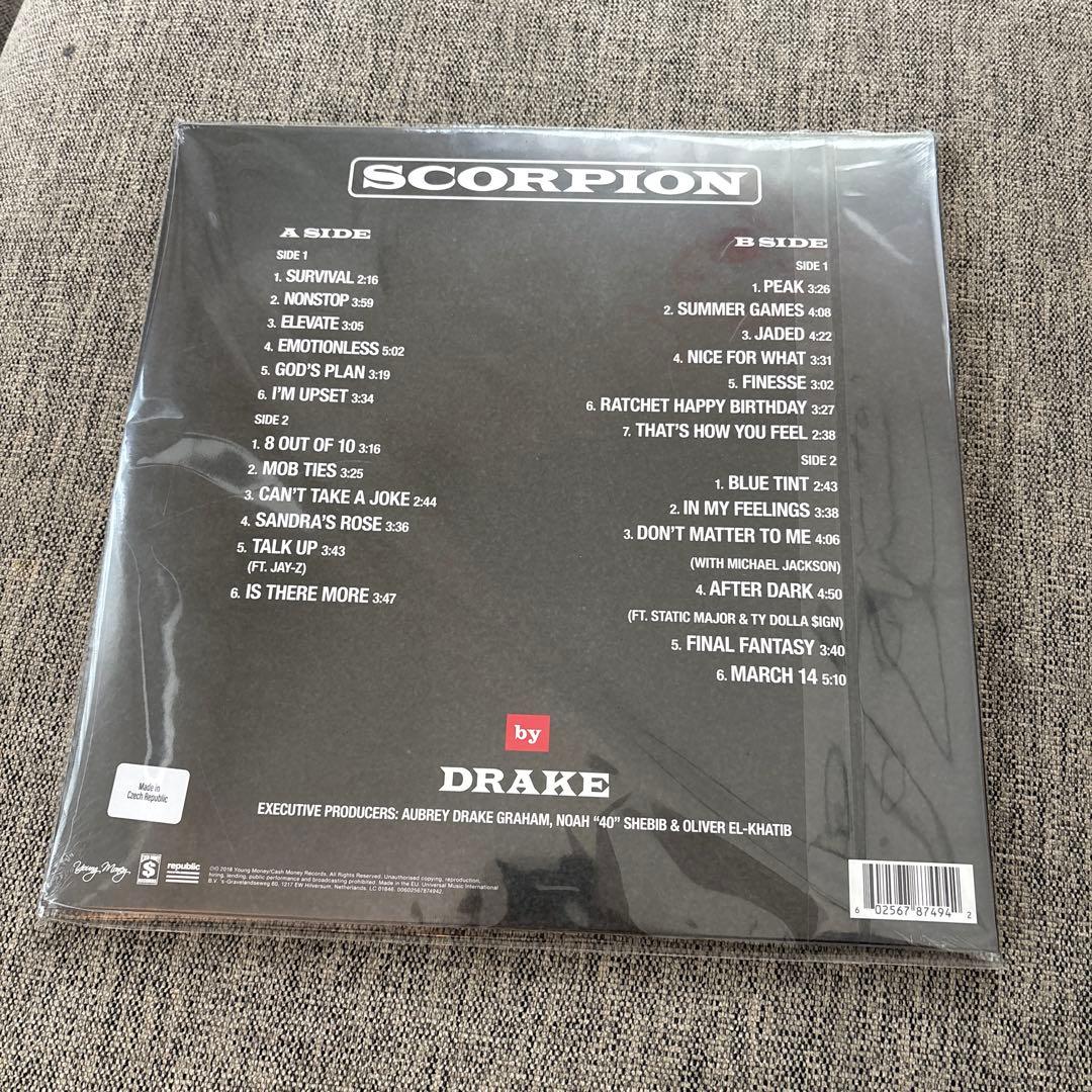 【値下げ！未開封】drake scorpion レコード
