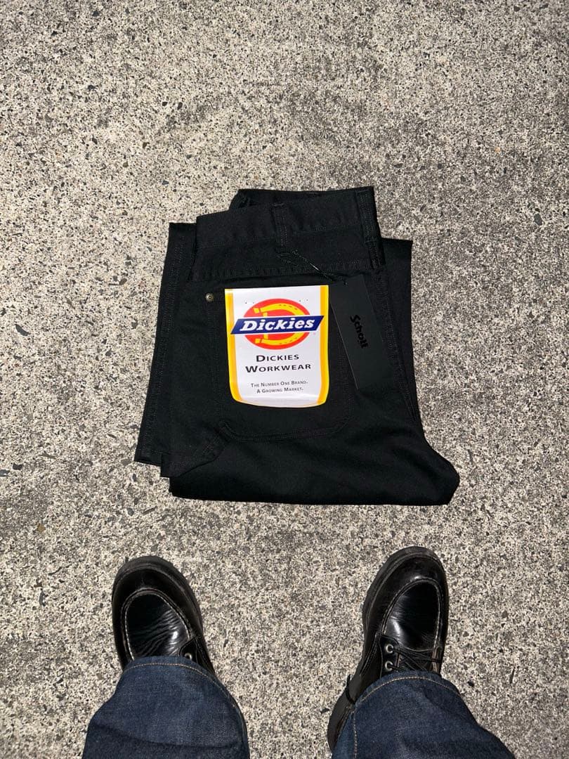 Schott Dickies コラボ ダブルニー W34