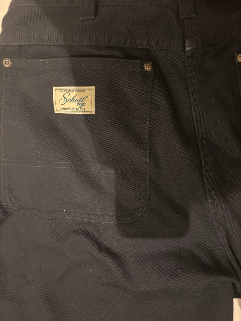 Schott Dickies コラボ ダブルニー W34