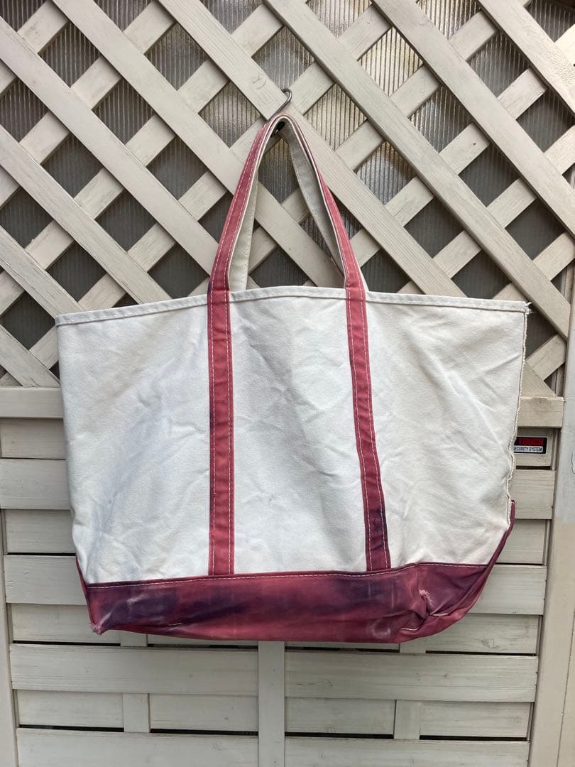 【雰囲気最高】80'LLbean トートバッグ　made in USA アメ製