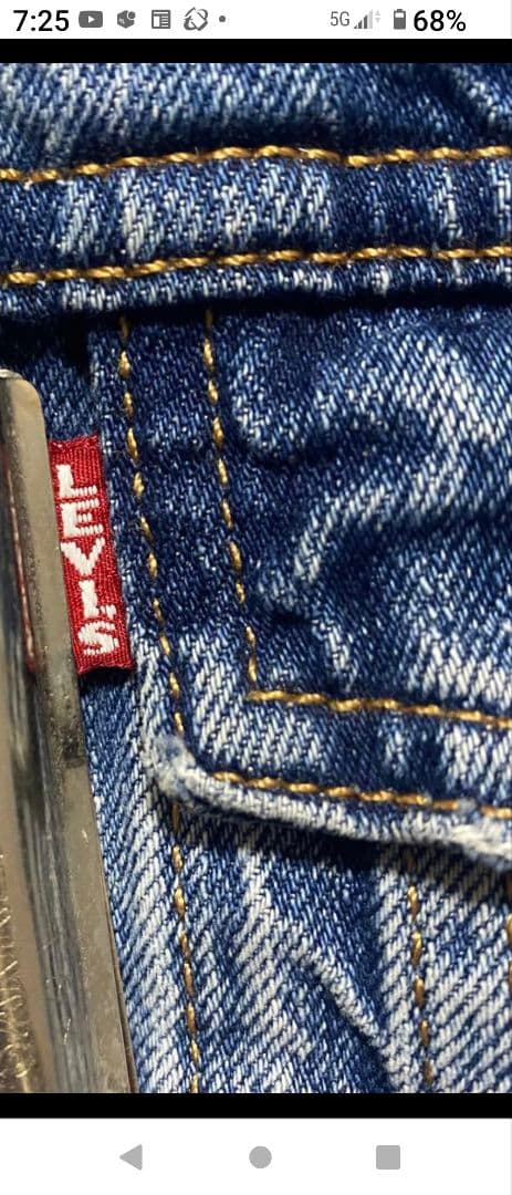 【高品質】LEVI'S Premium デニムジャケット　ライトブルー　XL
