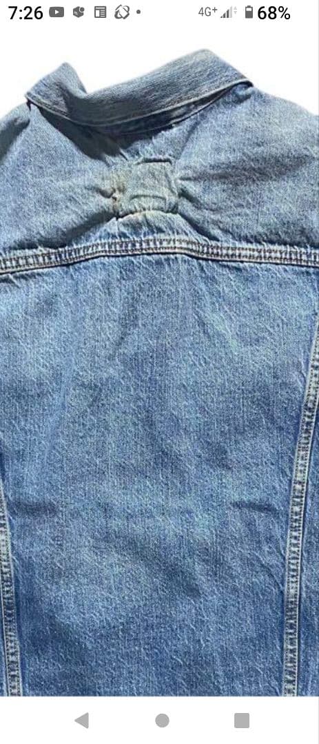 【高品質】LEVI'S Premium デニムジャケット　ライトブルー　XL