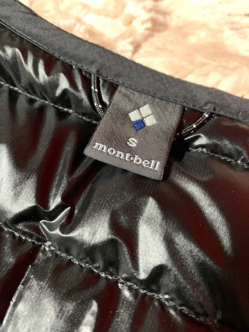 montbell 半袖ダウンベスト S