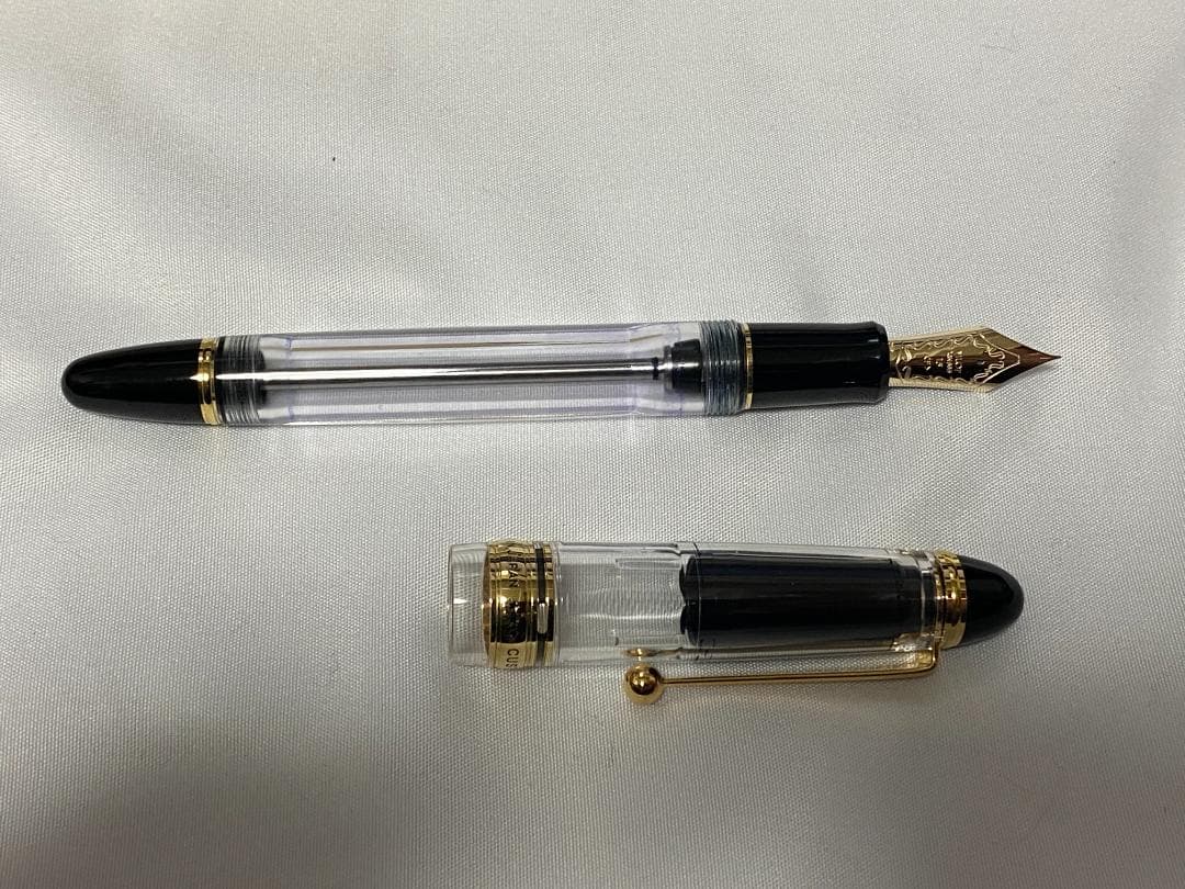 PILOT 万年筆 カスタム823 クリア ペン種F