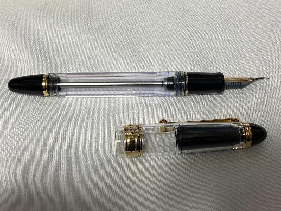 PILOT 万年筆 カスタム823 クリア ペン種F