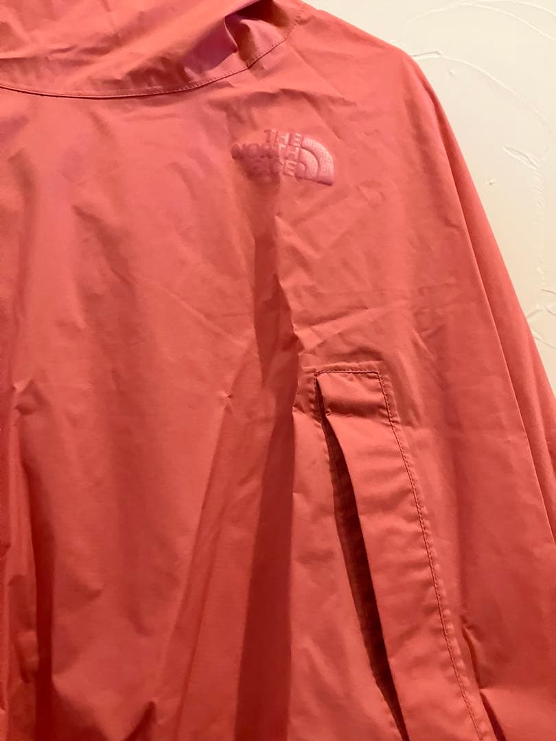 【美品】THE NORTH FACE/ピンク/ポンチョ/レインコート/雨具
