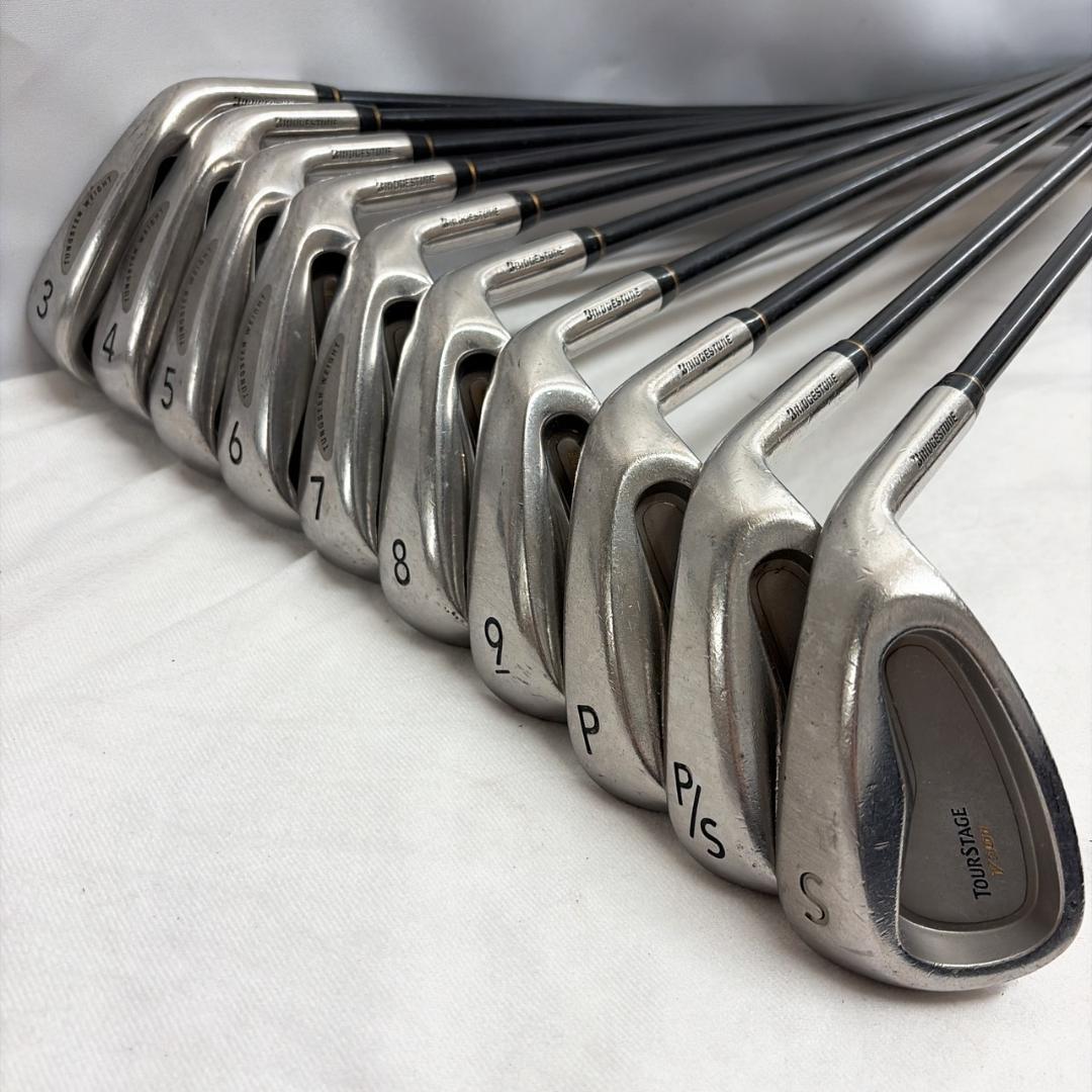 ブリヂストン ツアーステージ ViQ メンズ右利きゴルフクラブセット L33