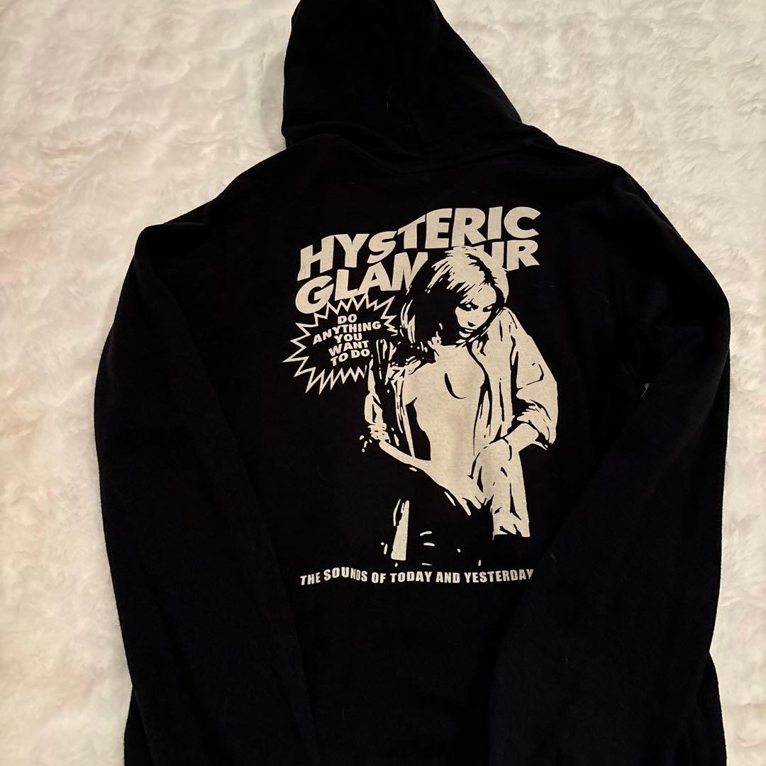HYSTERIC GLAMOUR ブラックパーカー S