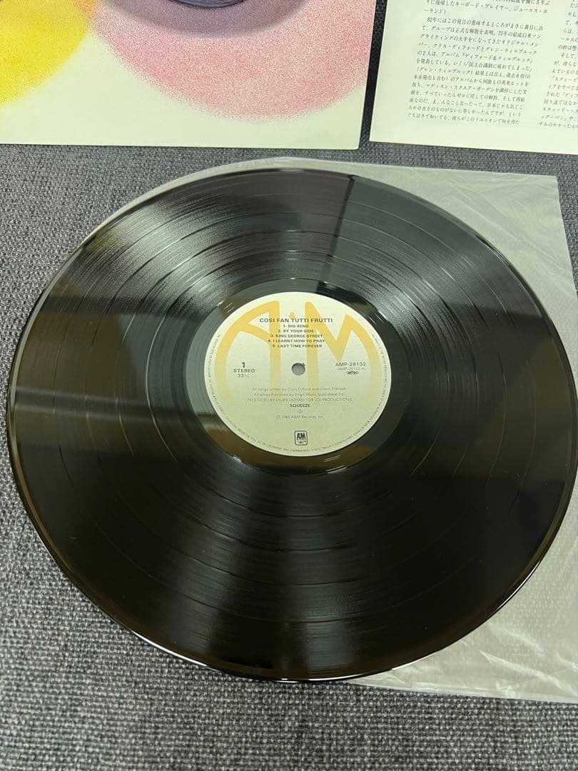 Squeeze 名盤 Cosi Fan Tutti Frutti 帯付LP洋楽