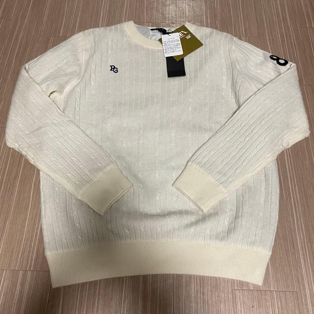 新品タグ付き　PEARLY GATES ホワイトセーター サイズ5