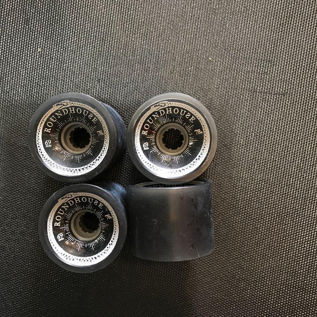 ROUNDHOUSE スケートボードホイール 69mm 4個セット