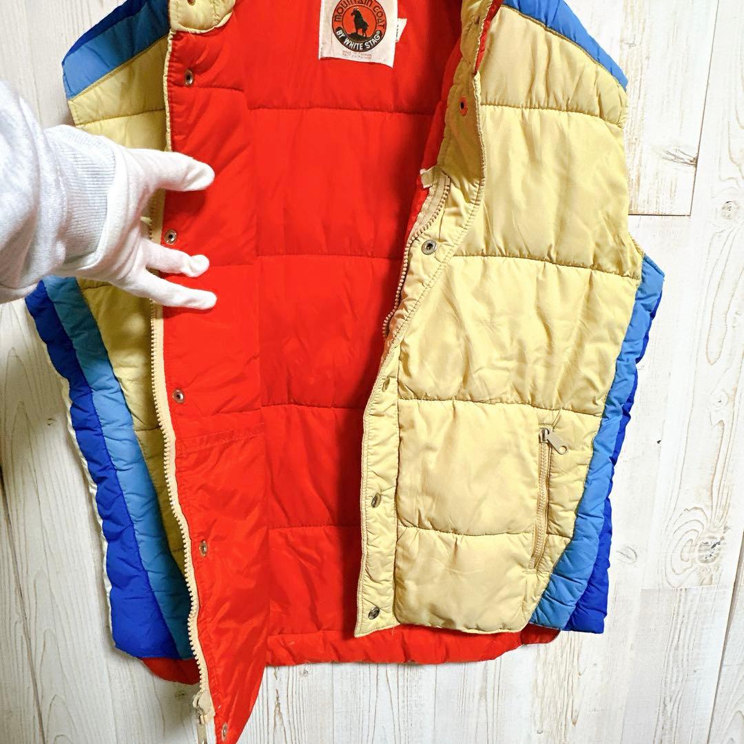 80s WHITE STAG MOUNTAIN GOAT ダウンベスト　XL