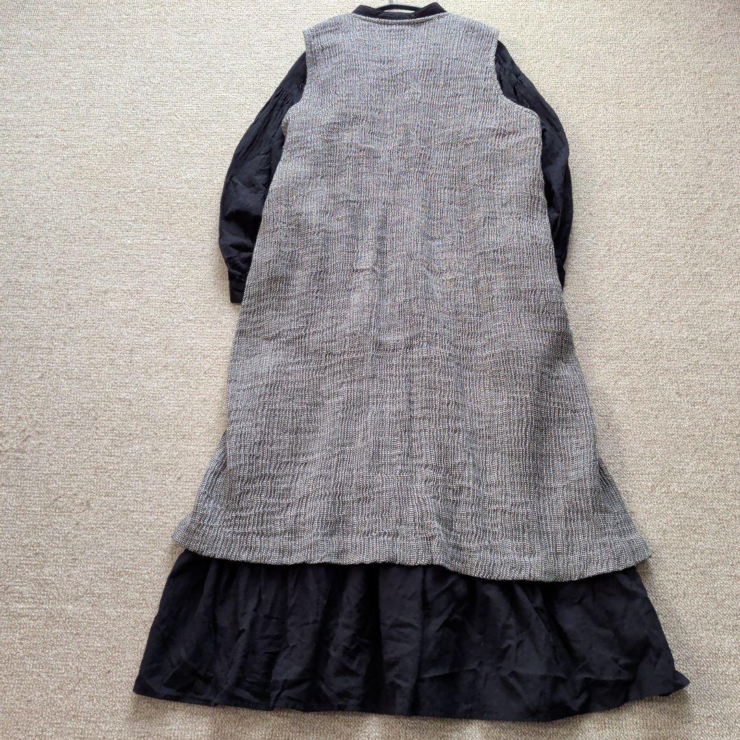 石見銀山 群言堂 根々 コットン ウール カシュクール ジレ のみの出品です