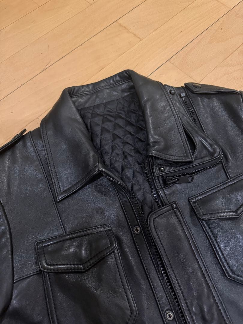 STUDHOMME ＬジップレザージャケットDiorHOMME06AWオマージュ