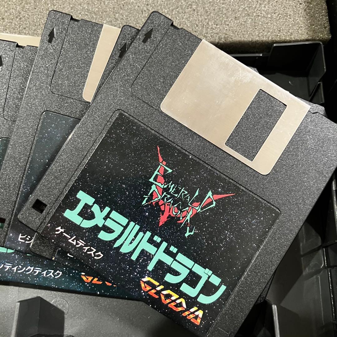 【希少】MSX2/2+ エメラルドドラゴン 箱説付 レトロPC RPG
