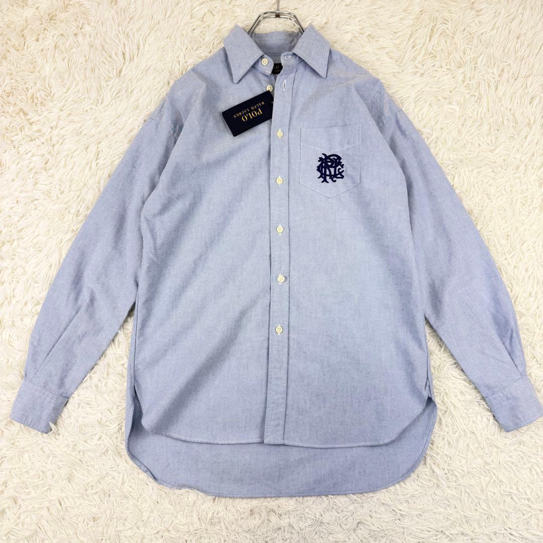 ポロラルフローレン オックスフォードシャツ ロゴ刺繍 オーバーサイズ POLO