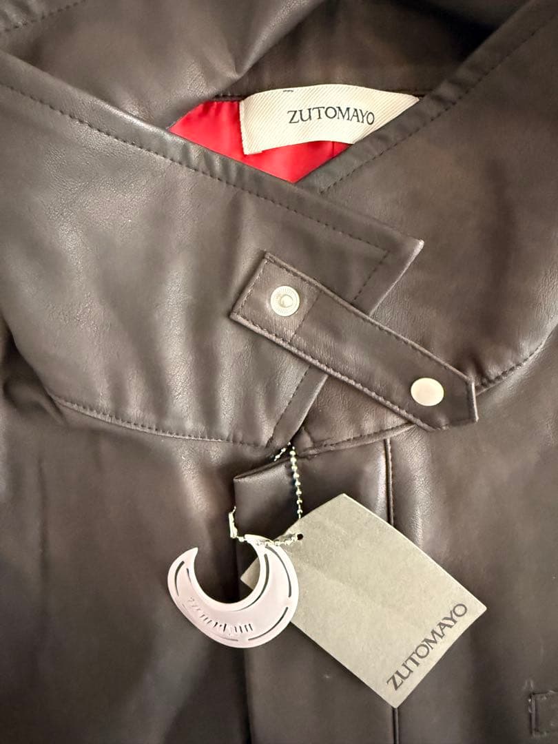 新品タグ付Zutomud Fake Leather Blouson L ずとまよ