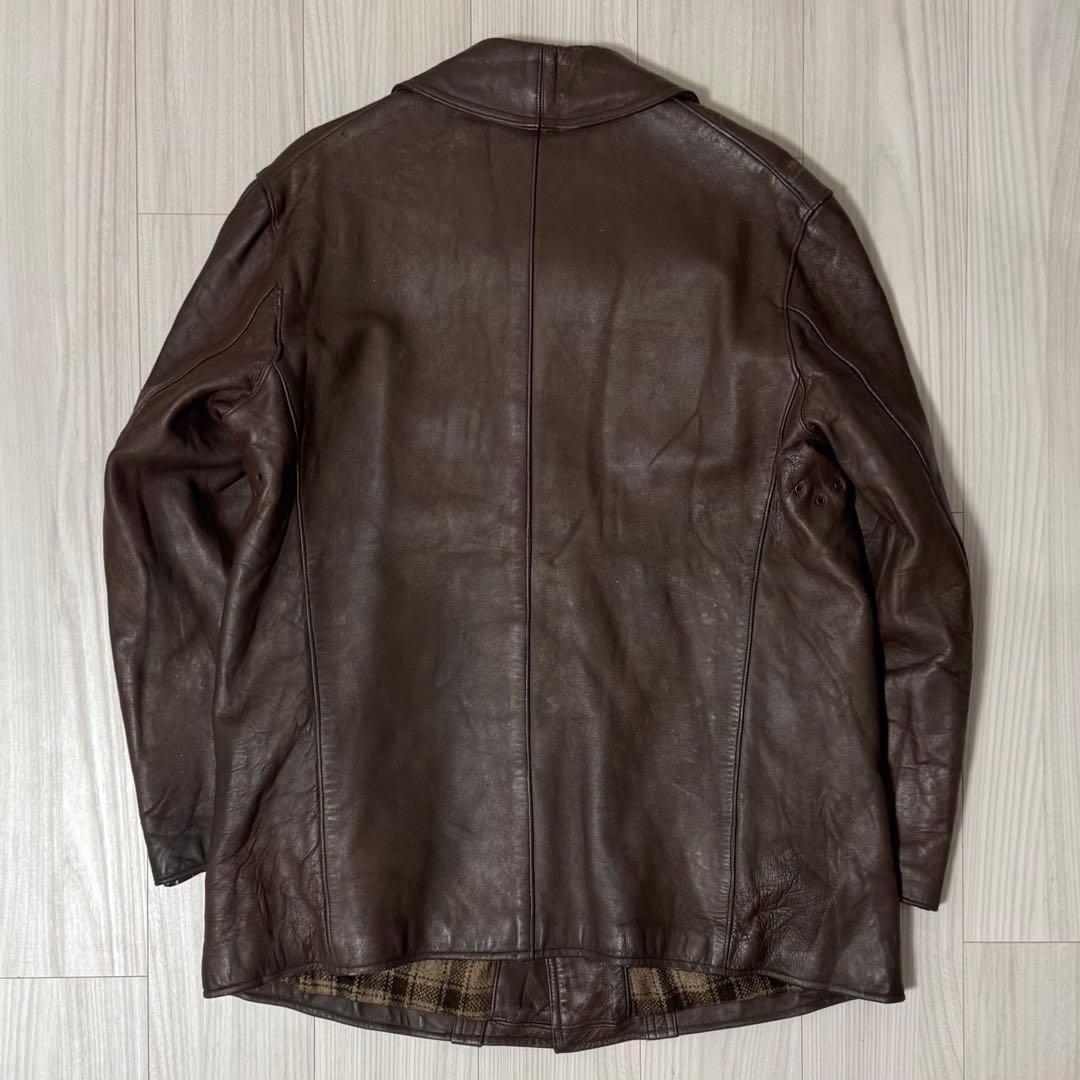 40s〜50s MTVC コルビジェ ジャケット　レザーカーコート