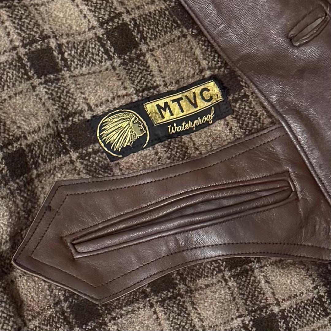 40s〜50s MTVC コルビジェ ジャケット　レザーカーコート