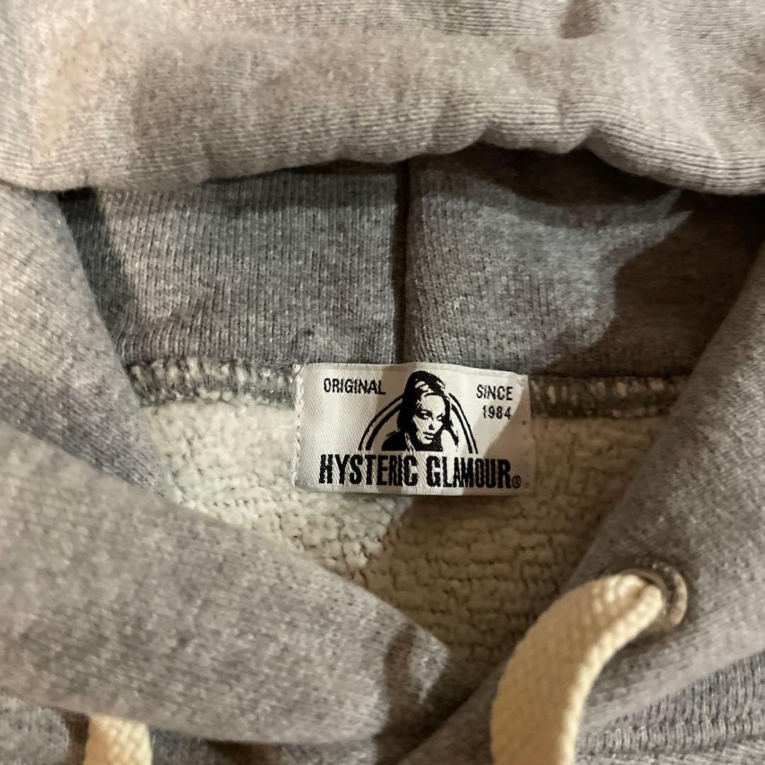 HYSTERIC GLAMOUR フード付きパーカー グレー