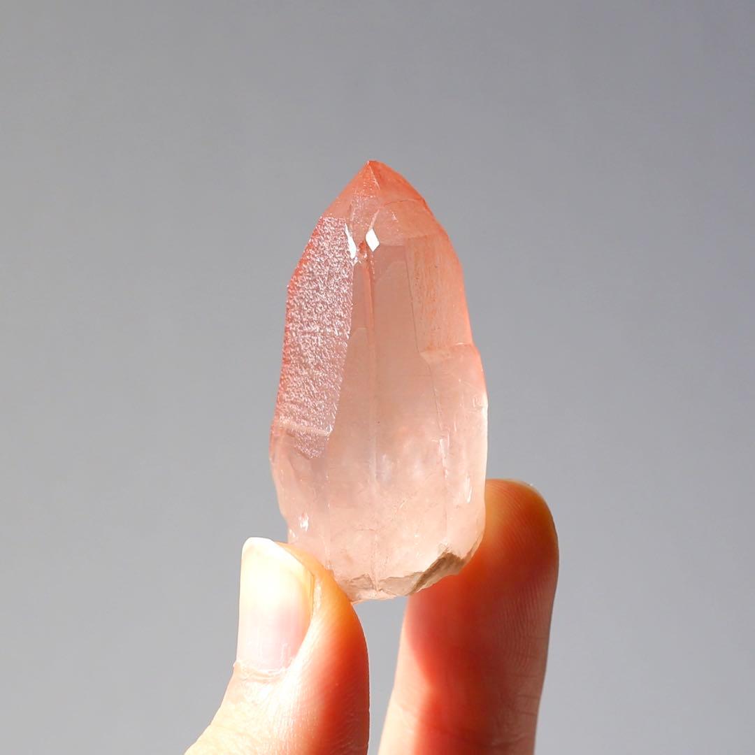 タントリックツイン ディープピンクレムリアンシード 天然石 水晶 鉱物 一点物