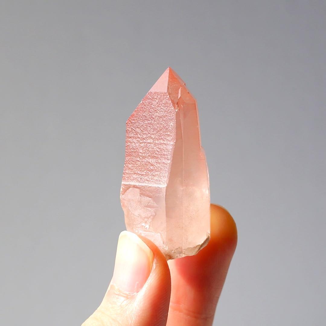 タントリックツイン ディープピンクレムリアンシード 天然石 水晶 鉱物 一点物