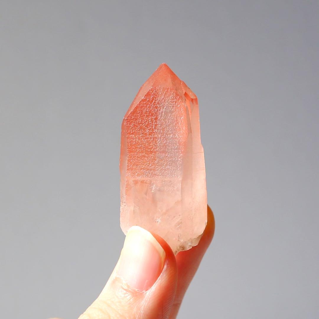 タントリックツイン ディープピンクレムリアンシード 天然石 水晶 鉱物 一点物