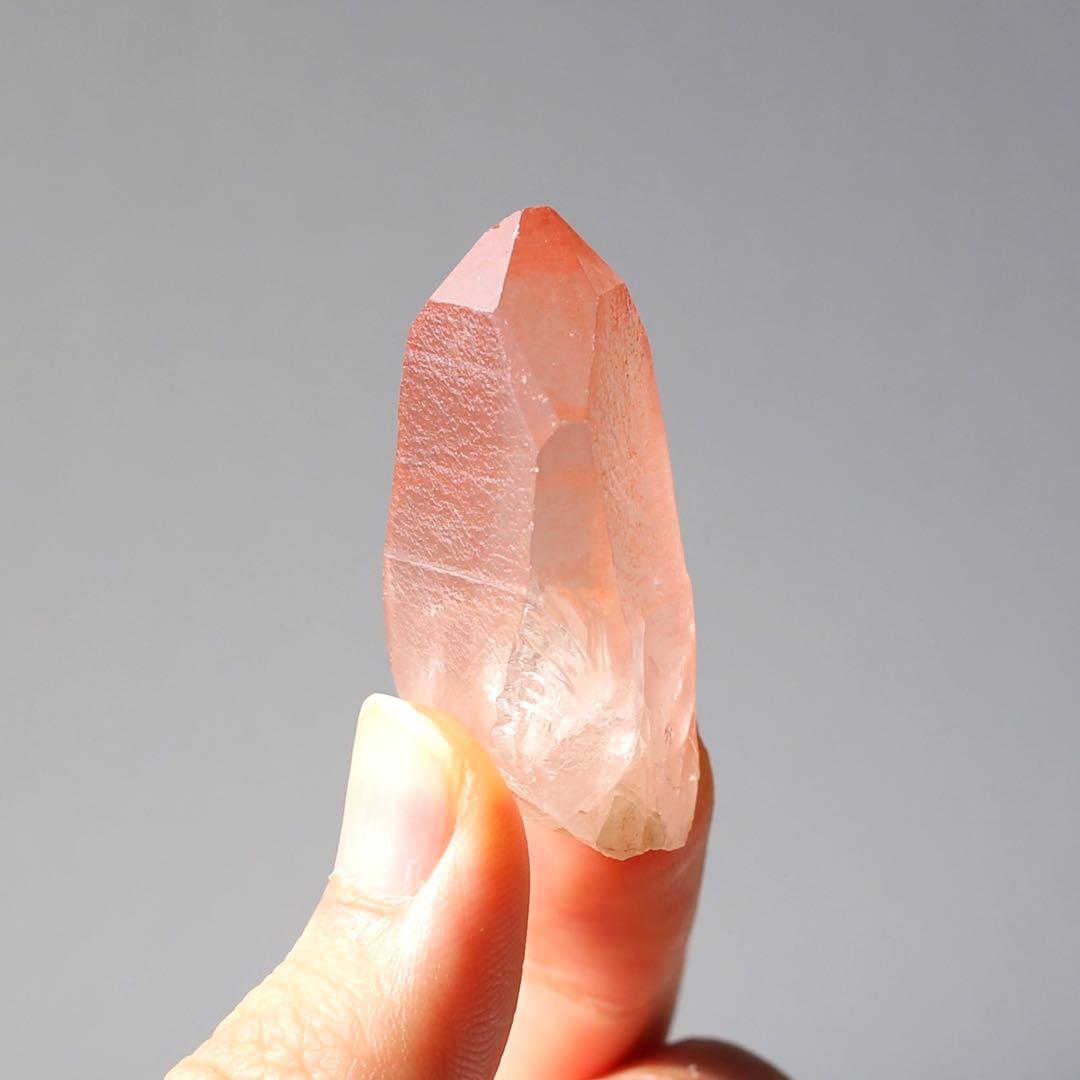 タントリックツイン ディープピンクレムリアンシード 天然石 水晶 鉱物 一点物
