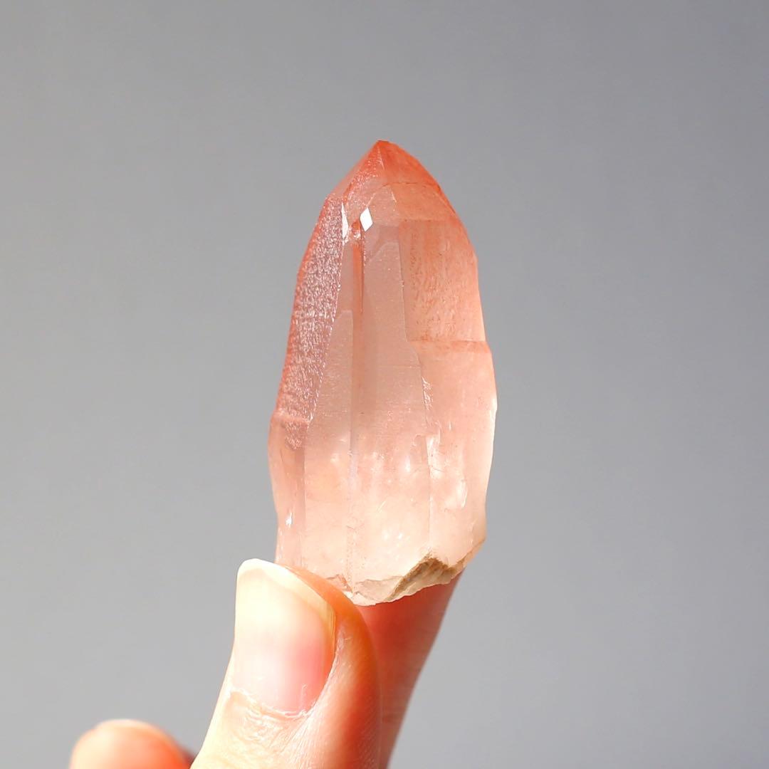 タントリックツイン ディープピンクレムリアンシード 天然石 水晶 鉱物 一点物