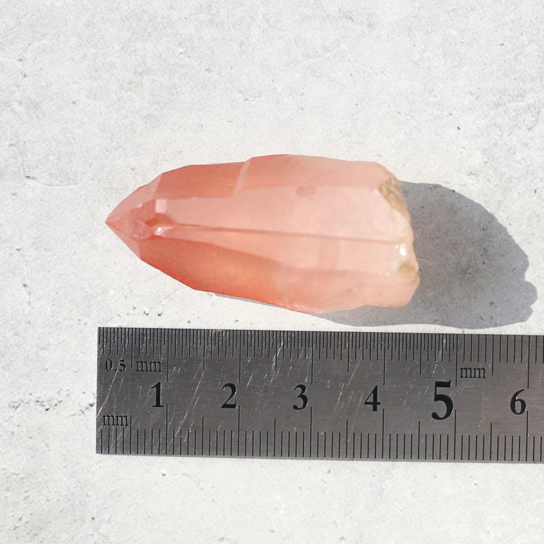 タントリックツイン ディープピンクレムリアンシード 天然石 水晶 鉱物 一点物